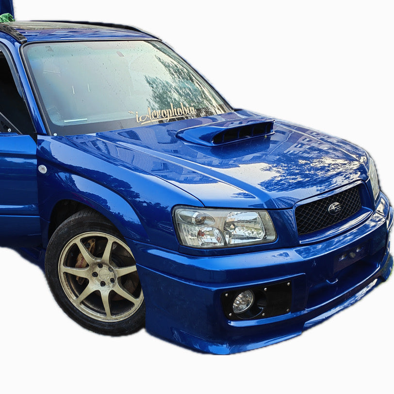 Subaru Forester SG big hood scoop