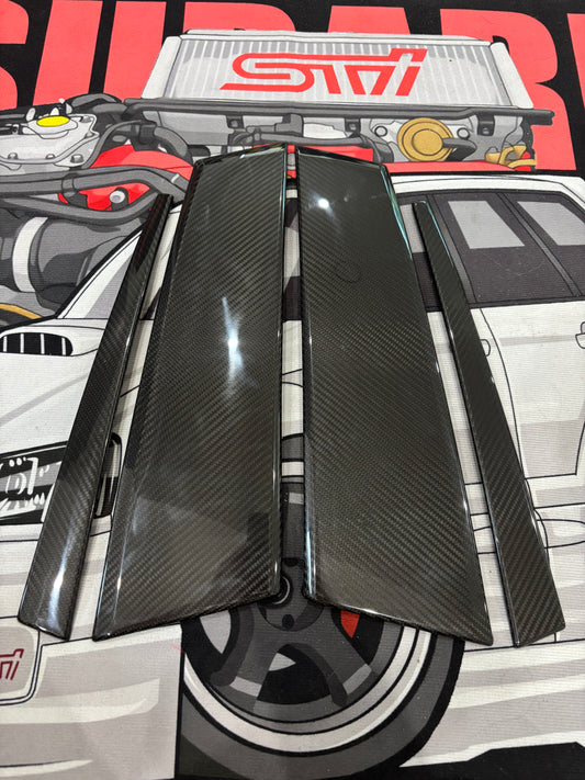 SG B/C Pillar Trim Carbon Fiber Cover