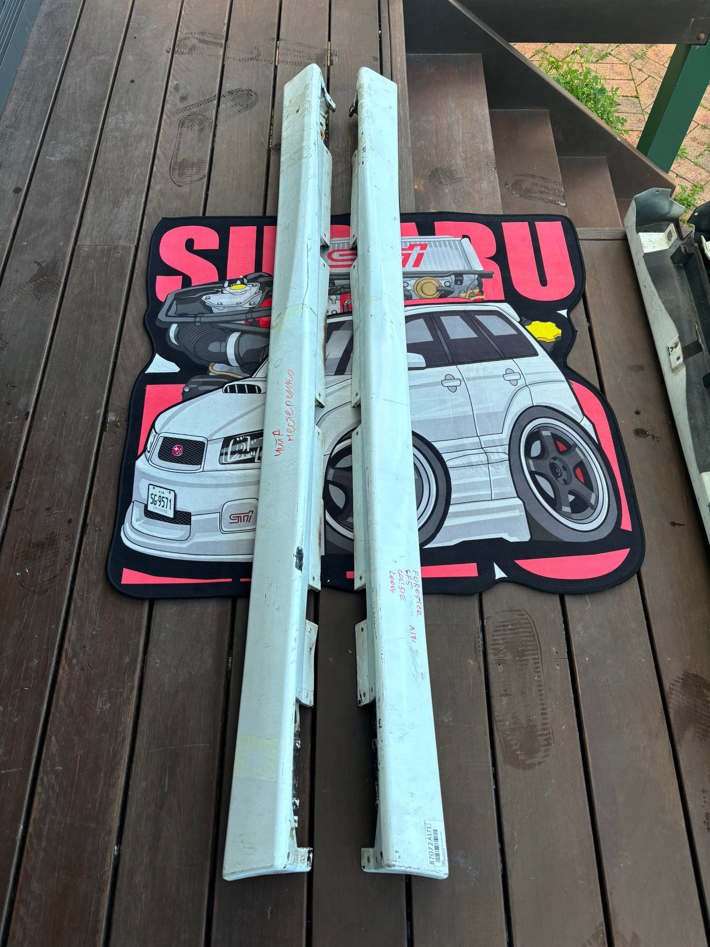 SF GENUINE JDM STI SIDE SKIRT