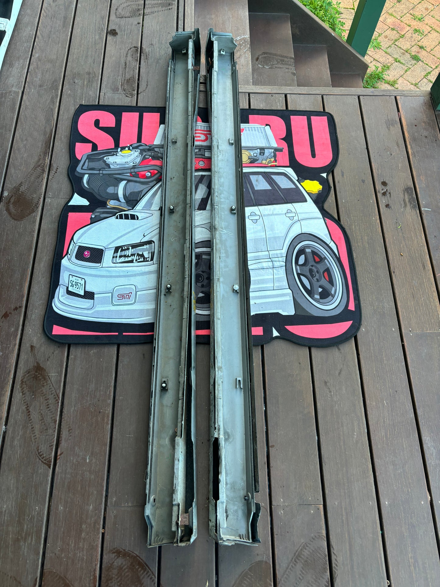 SF GENUINE JDM STI SIDE SKIRT